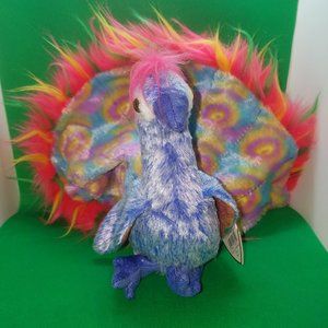 Flashy the Peacock - Beanie Baby
